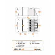 Namiot rodzinny Vango Sierra Air 500