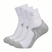 Skarpetki MOOA Bamboo Active Mid 3-pack biały/szary White/Grey