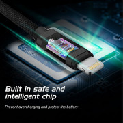 Kabel do ładowania i przesyłania danych Swissten Textile USB / Lightning 2 m