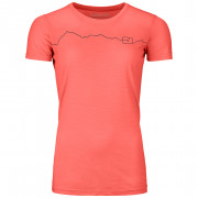Damska koszulka Ortovox 150 Cool Mountain Ts W różowy coral