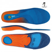 Wkładki do butów Sidas Cushioning Gel 3D niebieski/pomarańczowy
