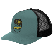 Bejsbolówka Dynafit Patch Trucker Cap czarny/zielony atlantic