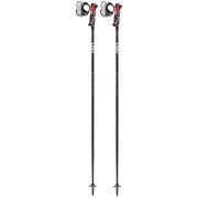 Kije narciarskie Leki Airfoil 3D (2022) czarny/czerwony BlackFluorescentRedWhite