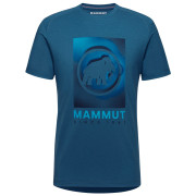 Koszulka męska Mammut Trovat T-Shirt Men Mammut niebieski Deep Ice