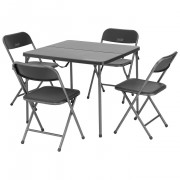 Stół z ławkami Coleman Picnic Set 4 czarny