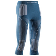 Damskie kalesony X-Bionic Energy Accumulator 4.0 Pants 3/4 niebieski MINERAL BLUE/ARCTIC WHITE