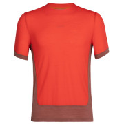 Koszulka męska Icebreaker Men ZoneKnit™ SS Tee czerwony lava/grape/cb