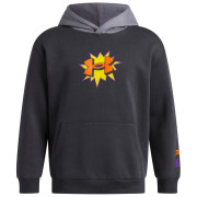 Bluza dziecięca Under Armour UA B Rival FLC Graphics Hd Anthracite szary Anthracite / Titan Gray / Outrageous Orange