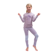 Dziecięca koszulka Sensor Merino DF Planet Mystic Violet