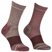 Damskie skarpety Ortovox Alpine Mid Socks W różowy/fioletowy Wild Rose