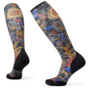 Skarpety narciarskie Smartwool W Ski Tc Royal Floral Print Otc czarny/niebieski Black