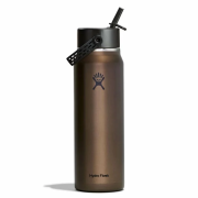 Termos Hydro Flask 32 Oz Lightweight Wide Flex Straw Cap brązowy Obsidian