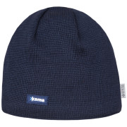 Dzianinowa czapka z merynosów Kama AW19 ciemnoniebieski Darkblue