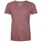 Damska koszulka Ortovox 120 Cool Tec Clean Ts W różowy/fioletowy. mountain rose blend