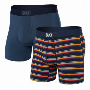 Bokserki Saxx Vibe Super Soft Bb 2Pk ciemnoniebieski field stripe/navy