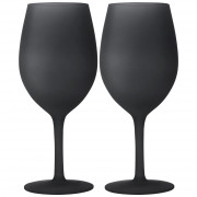 Kieliszki do wina Brunner Wineglass Blacksatin - 2szt czarny
