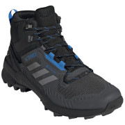 Męskie buty turystyczne Adidas Terrex Swift R3 Mid GTX czarny/niebieski core black