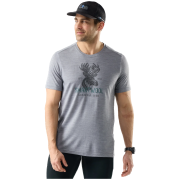 Męska koszulka Smartwool Men's Moose Mode Active Short Sleeve Gra