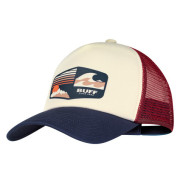 Bejsbolówka Buff Trucker Cap biały/fioletowy jari multi l/xl