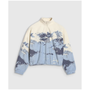 Bluza dziecięca 4F Fleece F343 beżowy/niebieski MULTICOLOUR ALLOVER