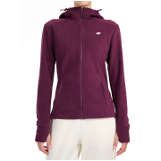Bluza damska 4F Fleece F478 bordowy Burgundy