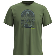 Koszulka Smartwool Streets to Peaks Short Sleeve Graphic Tee zielony fern green