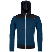 Bluza męska Ortovox Fleece Light Hoody M niebieski/czarny Deep Ocean