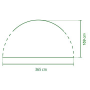 Ściany do namiotu Coleman Event Shelter Sunwall Door L