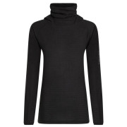 Bluza damska Icebreaker Wom Mer 400 RealFleece Grid Pulover Hood czarny Black