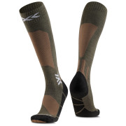 Podkolanówki X-Socks Ski Discover Merino Otc żółty SAND/DARK SAND