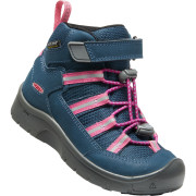 Buty dziecięce Keen Hikeport 2 Sport Mid Wp Youth niebieski/różowy blue wing teal/fruit dove