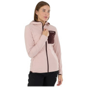 Bluza damska Fundango Nigata Full Zip Hoodie różowy rose