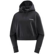 Bluza damska Salomon Short Hoodie czarny Deep Black