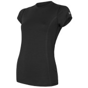 Koszulka damska Sensor Merino Wool Active kr.r. czarny Black