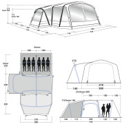 Namuchowany namiot Outwell Airville 6SA (2021)