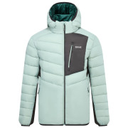 Męska kurtka hybrydowa Regatta Hooded Leedre Hybrid jasnozielony GlacrGrn/Blk