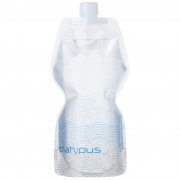 Składana butelka Platypus Soft Bottle 1,0L Closure biały/niebieski Waves
