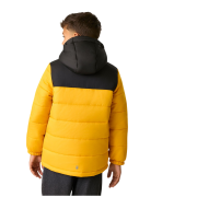 Dziecięca kurtka zimowa Regatta Lofthouse Black/Mustard