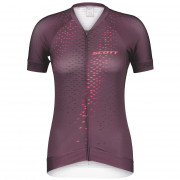 Damska koszulka kolarska Scott W's RC Pro SS fioletowy dark purple/carmine pink