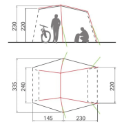Przedsionek Vaude Drive Van