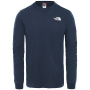 Koszulka męska The North Face Simple Dome Tee Long Sleeve ciemnoniebieski UrbanNavy