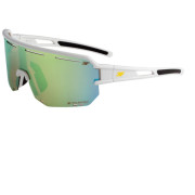 Dziecięce okulary przeciwsłoneczne 3F Spark jr. zielony/biały 1973 black/yellow