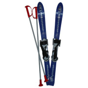 Narty dziecięce Yate Dětské lyže 90 cm Carving set niebieski Blue