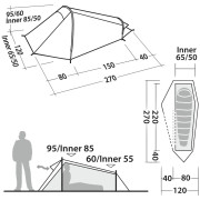 Ultralekki namiot Robens Arrow Head 1