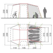 Przedsionek Vaude Drive Van XT 5P