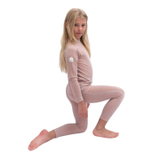 Bielizna funkcjonalna dla dzieci Sensor Merino Air Set Dusty Pink