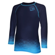 Dziecięca koszulka WAMU Mozaika dark blue niebieski