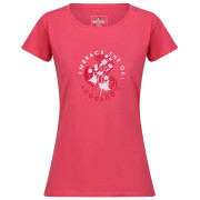 Koszulka damska Regatta Wmns Breezed III czerwony Fruit Dove