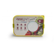 Pudełko na jedzenie Omada Sanaliving Box Set 3x 24x16,5x8cm/2L