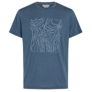 Męska koszulka Icebreaker M 150 Tech Lite SS Tee Great Heights niebieski/szary Dawn